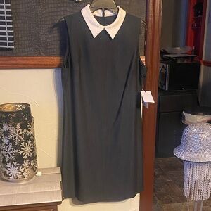 Ivanka Trump Black Dress with White Collar